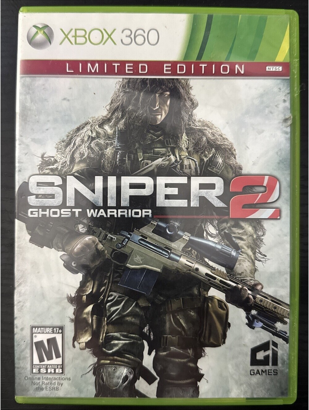 Sniper: Ghost Warrior 2 -- Limited Edition (Microsoft Xbox 360, 2013)